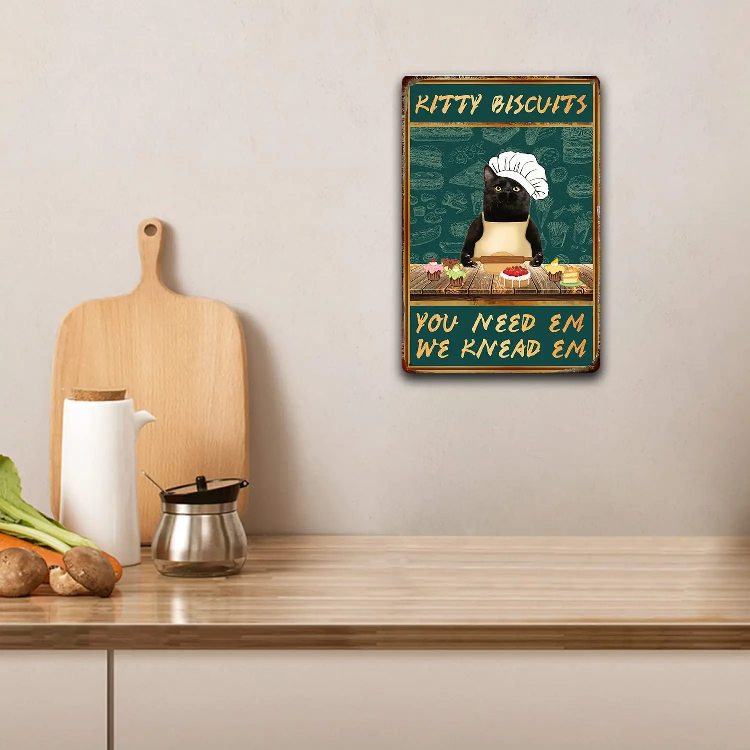 MLOVOS металлический жестяной знак I Bake So no t удар людей в горле винтажный домашний