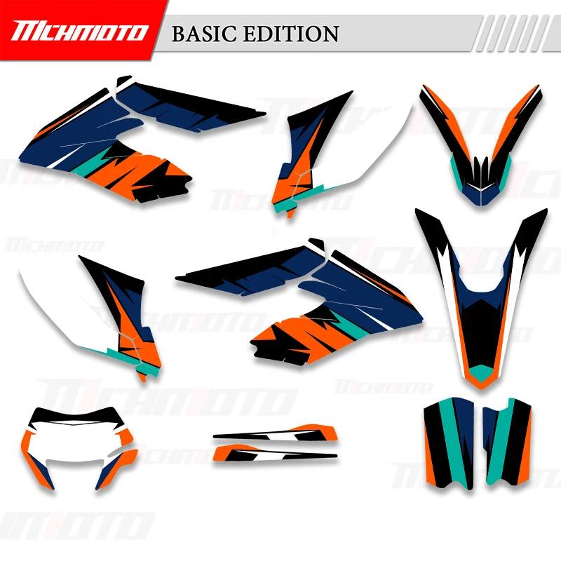 Фото Наклейки MCHMFG DECAL STICKER, графические фоновые комплекты для KTM Freeride 2012 2013 2014 2015 2016 2017 2018 2019 2020 №2
