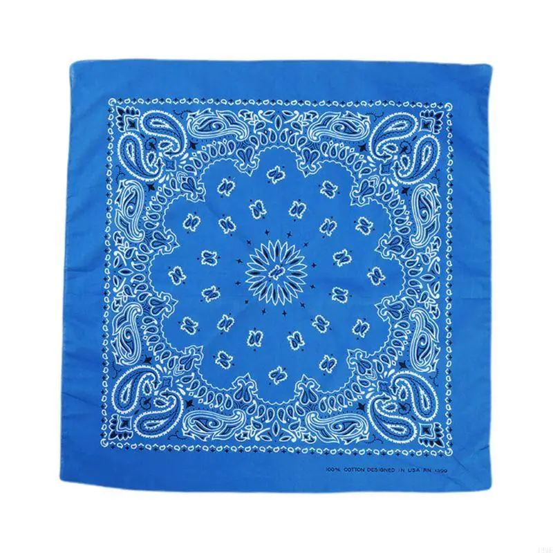 49me Unisex Cotton Hip Hop Bandana Этнический пейсли с принтом