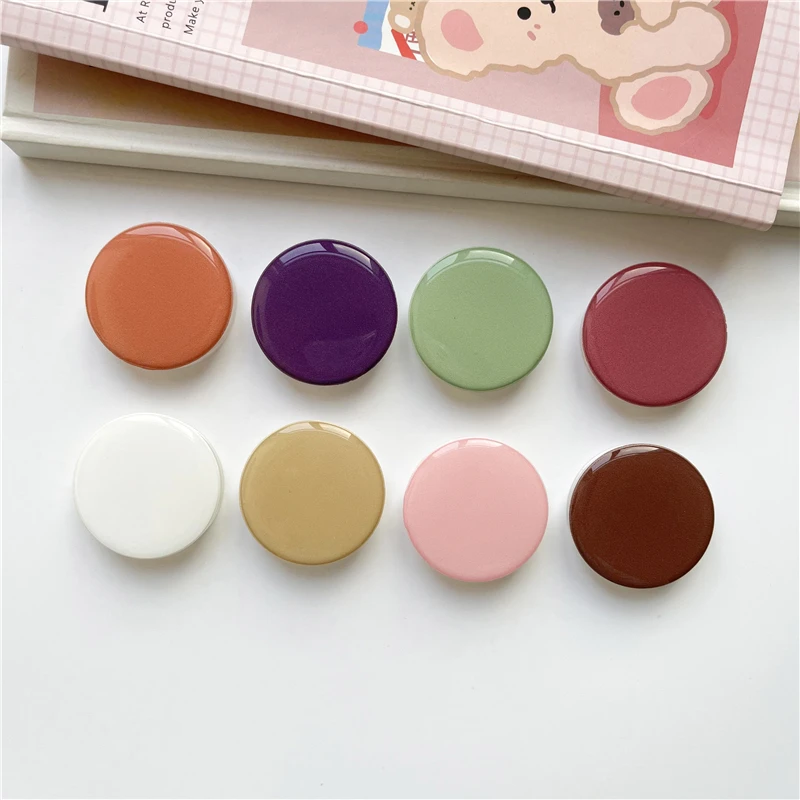Фото POPPED Роскошные розетки для телефона Ins в корейском стиле Macaron для iPhone 16, складной эластичный держатель для телефона Griptok для мобильного телефона Samsung №3