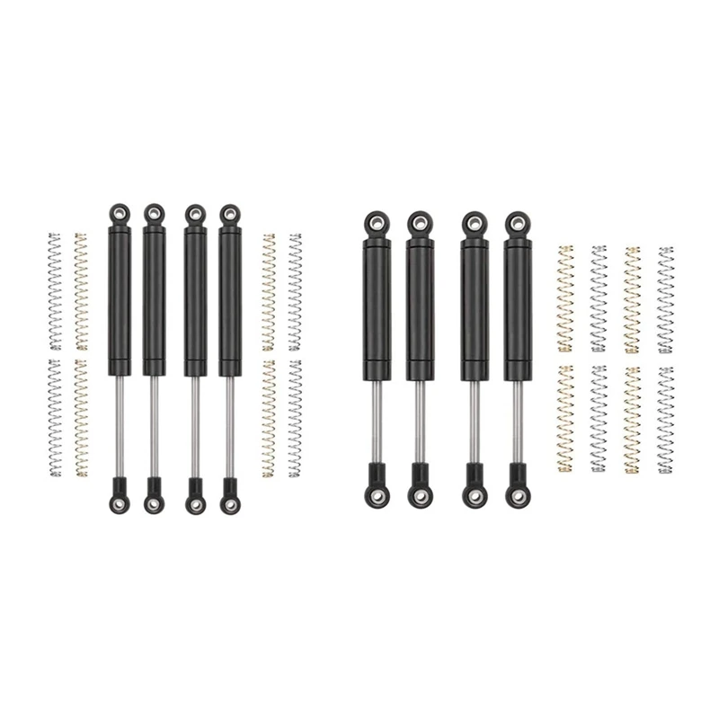 

2 Set RC Shocks Absorber Damper Internal Spring For 1/10 RC Crawler Car TRX4 SCX10 D90 Upgrade Parts, 120Mm & 90Mm