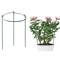 metal plant support pile stand round garden plant support bracket stake set stand for flower vegetable garden accessories