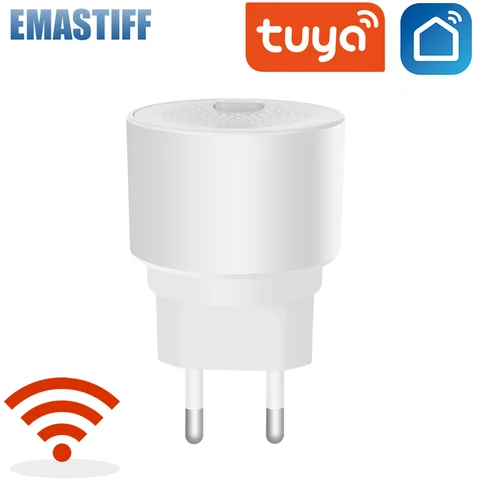 Датчик природного газа tuya WIFI/zigbee, умный бытовой детектор утечки сжиженного углеводородного газа, пожарная безопасность, умный дом