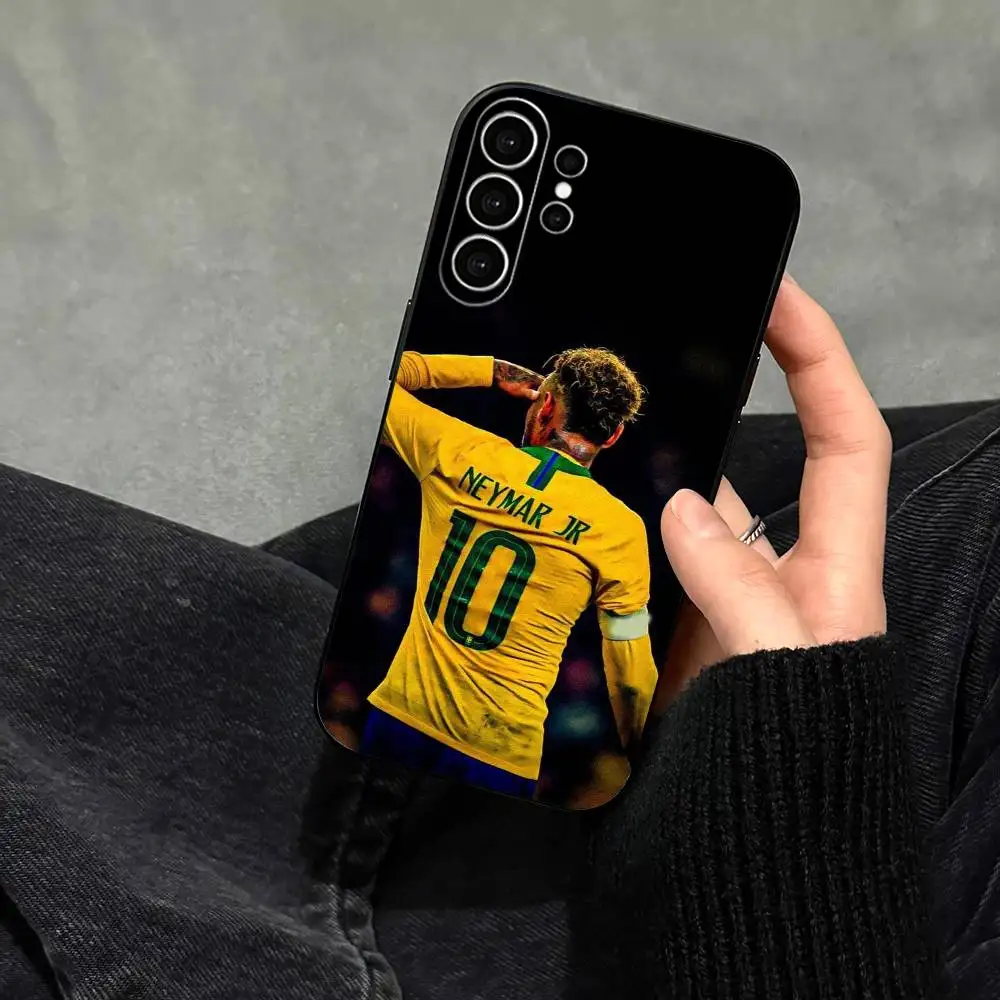 Чехол для телефона Football 10 с Неймаром-младшим для Samsung S25, S24, S21, S22, S23, S30, Ultra, S20, Plus, FE, Note, 10, 9, 5G, черный (art.: 3920db46eae91) - 3920db46eae91