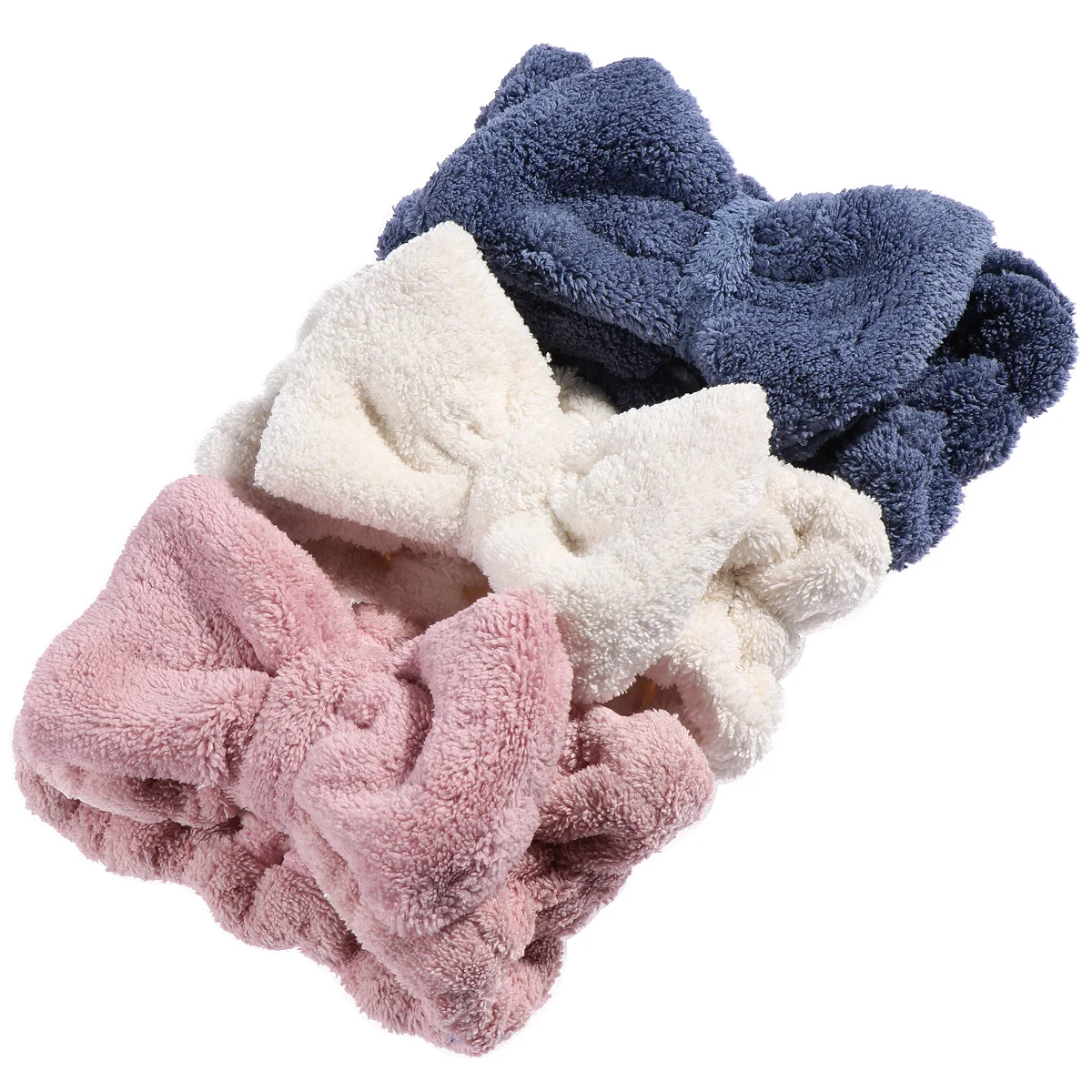

Sweat Absorbing Headband Wrap Girls Korean Version White Headbands Bowtie Hair Knot Hairband