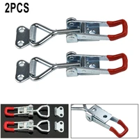 2pcs toggle clamp hand tools antislip horizontal door bolts type quick release tool mumr999 2021 adjustable metal door bolt hasp