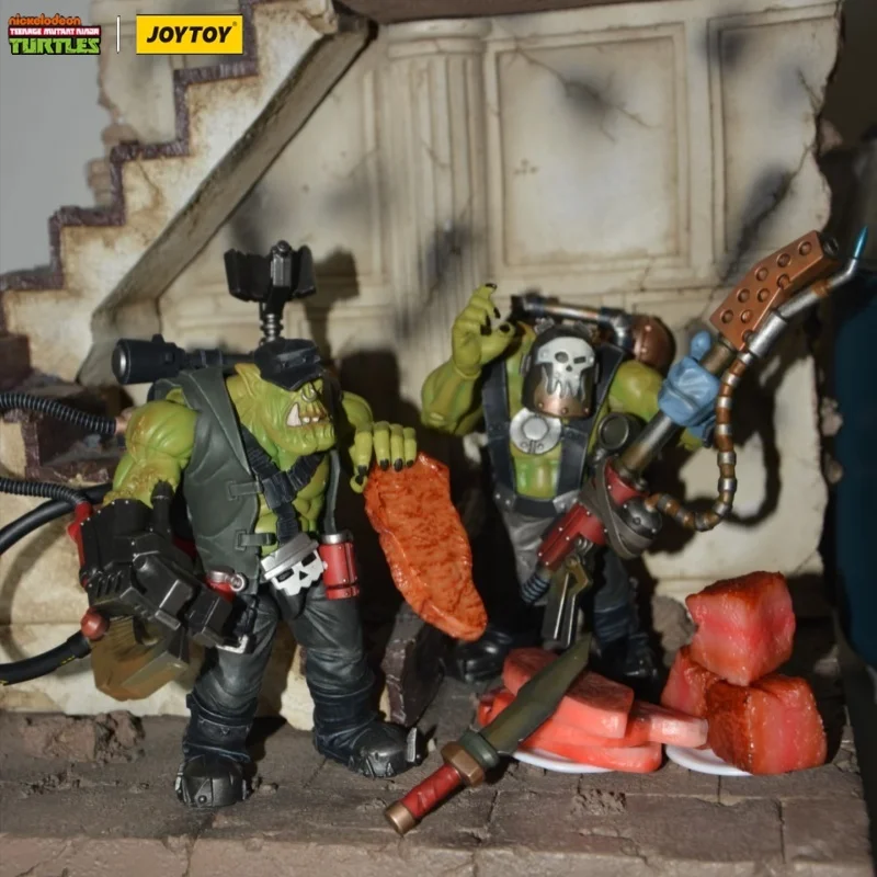 Фото JOYTOY Warhammer 40k 1/18 Фигурки аниме 12 см Ork Kommandos Фигурка Модель Коллекция игрушек в подарок №3