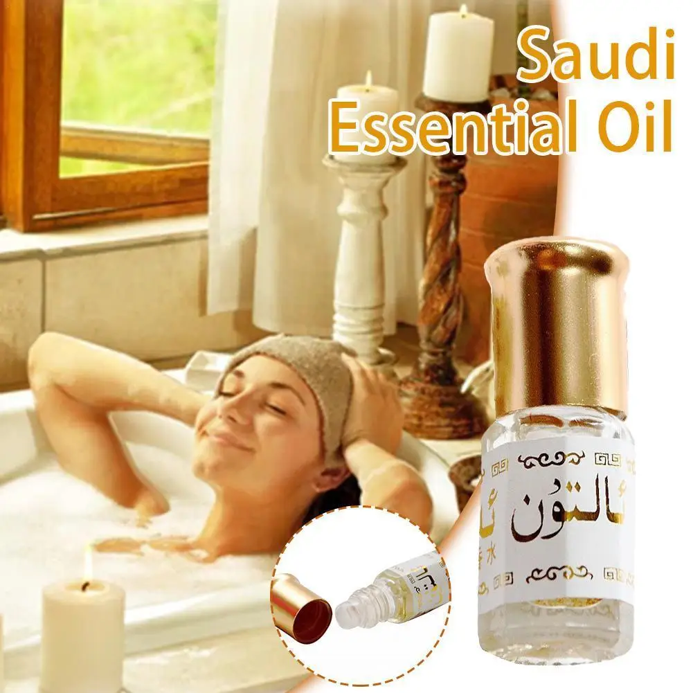 

3ML Saudi Essential Oil Perfume Floral Notes Lasting Fragrance For Women Flower Flavor Perfume Essence Oil Body Deodorizati G4D4