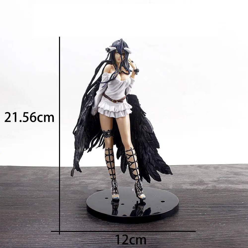 

Anime Overlord Albedo Figure 22cm Demon Girl With Wings Desktop Decoration PVC Figurine