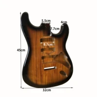 st guitar body sunset colour fender style electric guitar body made of high quality maple wood st guitar panel