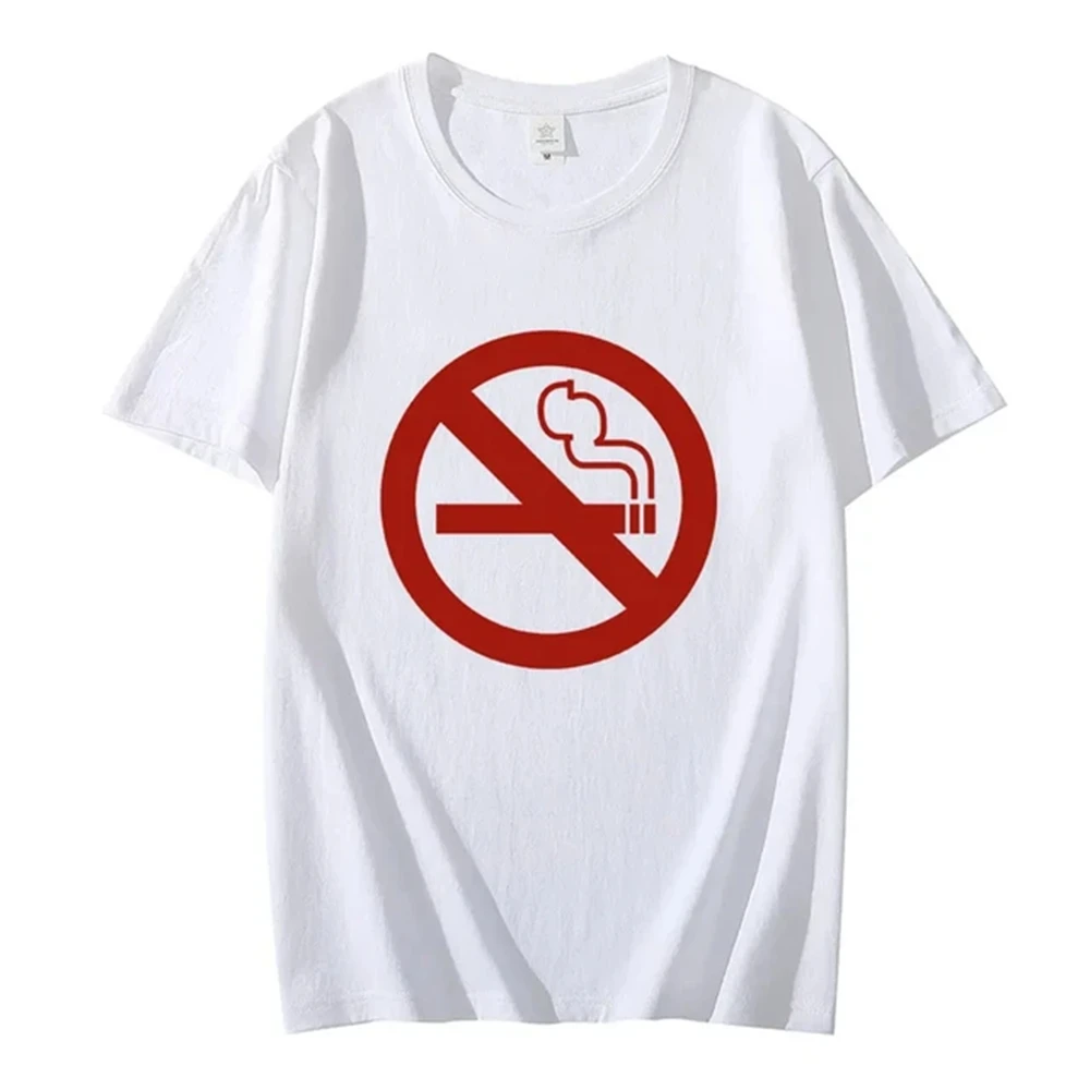 Women's T-shirts Fashion Pure Cotton New Arrival No Smoking Funny Dventure Time Mens Clothing T Shirt Homme 10439