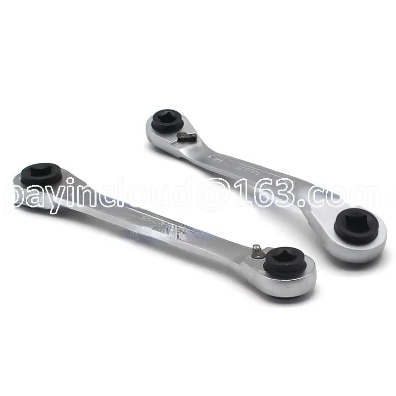 REFCO Ratchet Wrench for maintenance angle valve of refrigeration air conditioning compressor SW-127-OFFSET SW-127-C