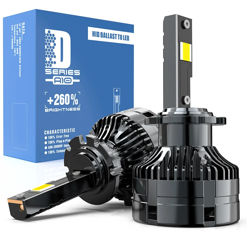Автомобильная лампа Turbo передняя фара 70 Вт 6500K лм D2S светодиодный Can Bus D3S Plug and Play передняя лампа D1S D4S
