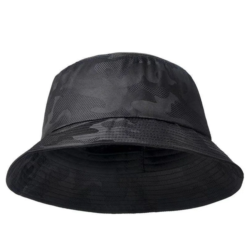 

Панама Мужская черная, шляпа от солнца, в стиле хип-хоп, для активного отдыха, походов, скалолазания, рыбалки