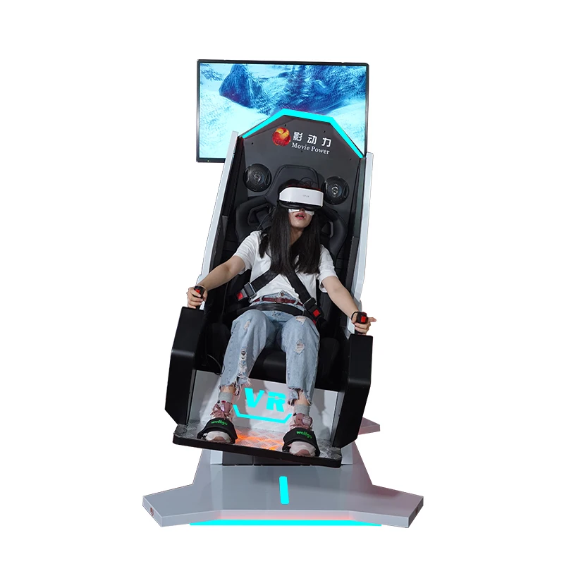 

Amusement Park Interactive Virtual Reality 360 View Rotating Game 9D Vr 360 Flight Simulator Motion Chair Flight Simulator