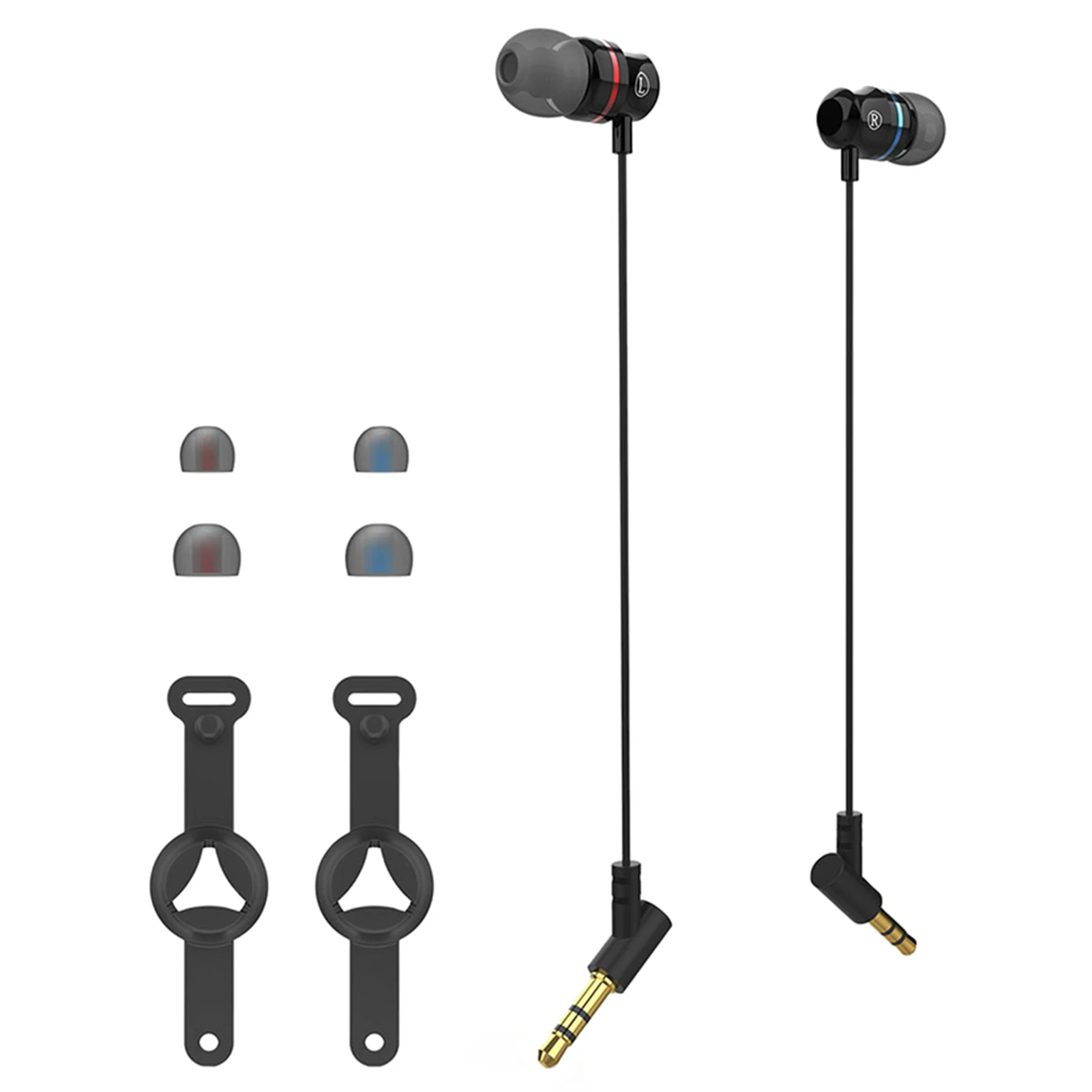 

Noise Isolating With Bag Wired Strong Bass Portable Earbuds Earphones Game Audio 360 Degree Surround For Oculus Quest VR Headset