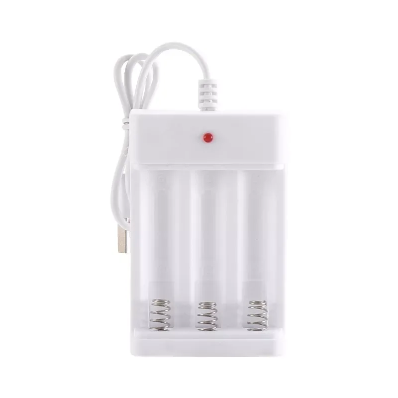 

USB charger Output 3 Slot Battery Charger Adapter For AA / AAA Battery Rechargeable Charge Battery Charging Tools