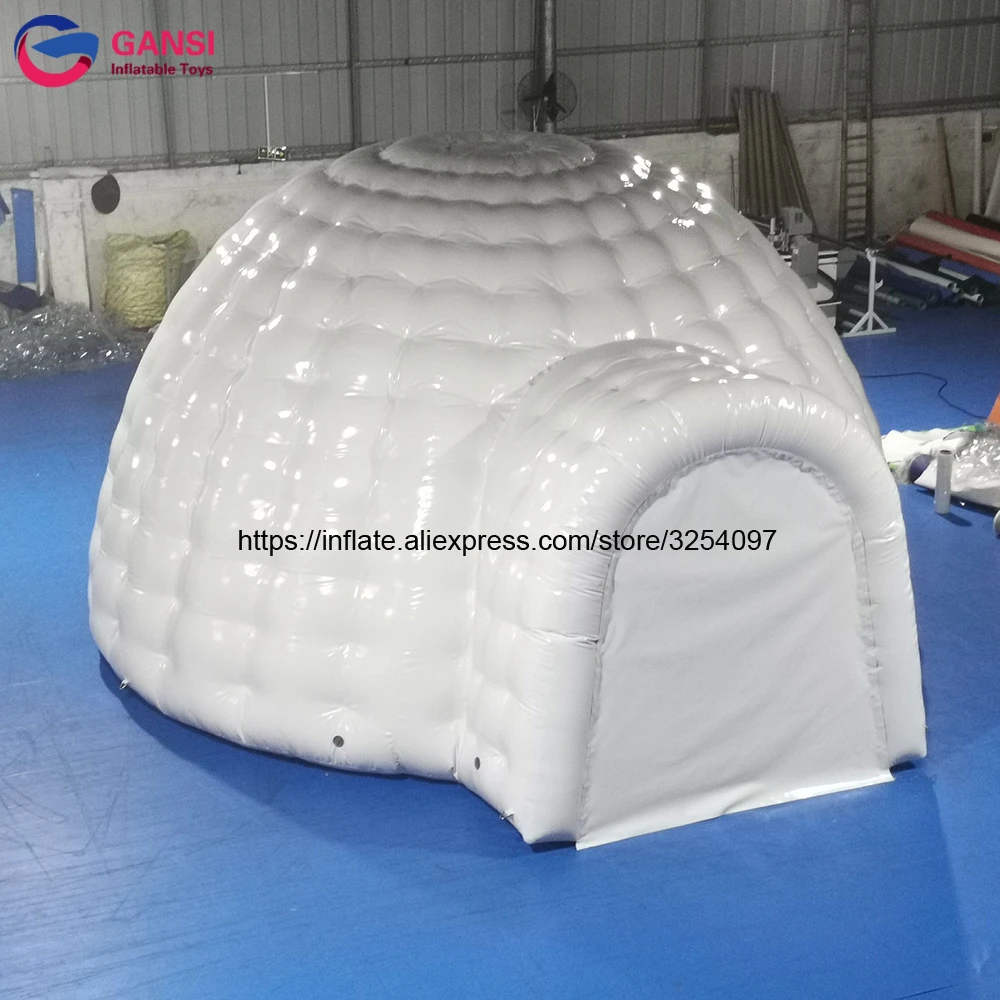 Белая большая купольная палатка на заказ наружная Водонепроницаемая надувная