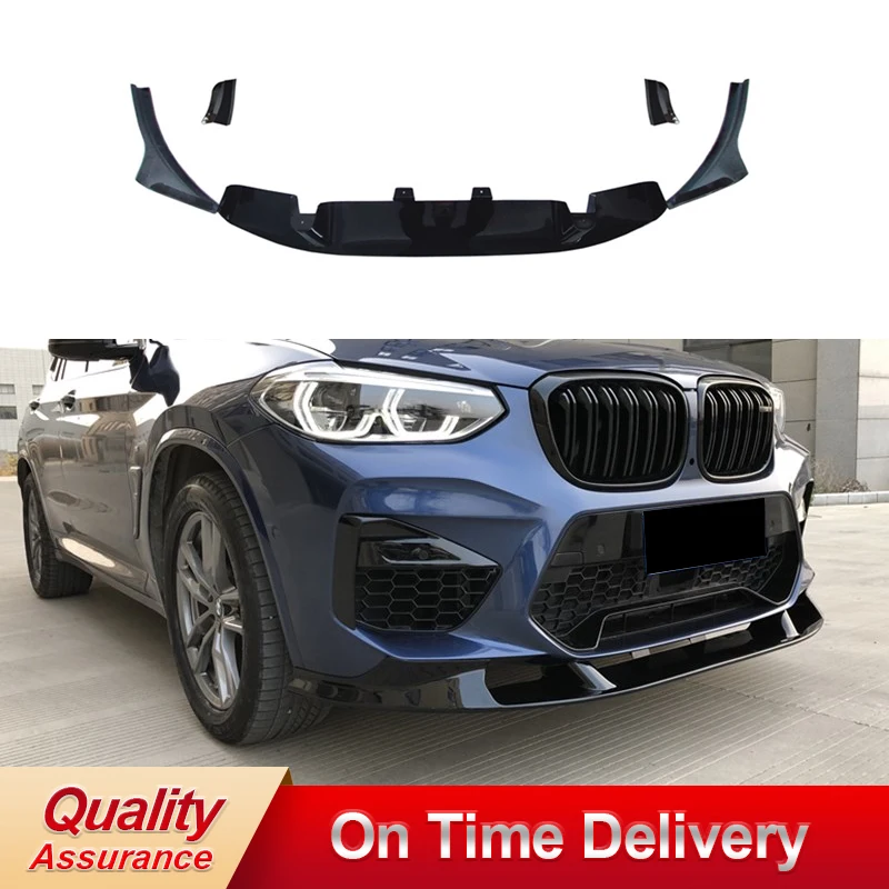 

Спортивный 3D спойлер для переднего бампера X3M X4M G01 G02, полипропиленовый глянцевый черный диффузор, комплект для губ, передний спойлер, бампер...