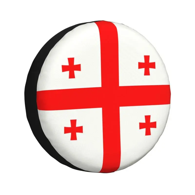 Изготовленный на заказ чехол для шин с флагом Грузии 4WD 4x4 защита запасного колеса
