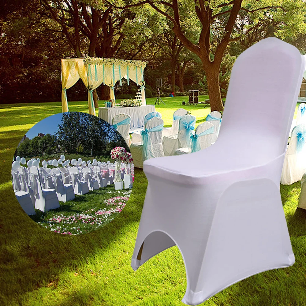 

1Pcs Wedding Chair Covers Spandex Stretch Slipcover for Restaurant Banquet Hotel Dining Party Universal Chair Cover