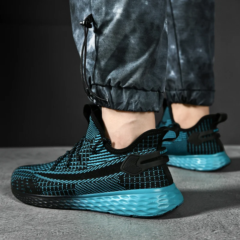 Кроссовки мужские из ЭВА дышащие мягкие кеды для спортзала и бега летняя модная