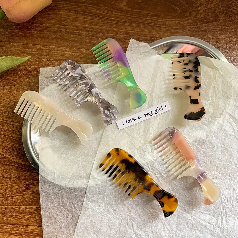

Lovely Comb Acetic Hairpin Hair Side Clip Women Girls Headwear Accessories Creative Small Comb Hairpin Mini Banger Headdress