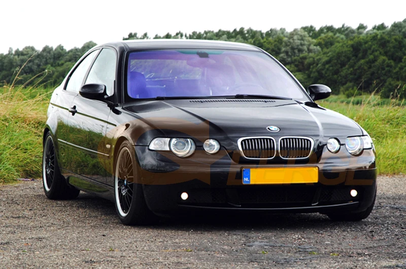Для BMW 3 серии E46 Compact 2001 2002 2003 2004 2005 ультра яркие AW Switchback DRL указатель поворота светодиодные кольца ангельских глаз Halo (art.: 3920d3dd4e91d) - 3920d3dd4e91d