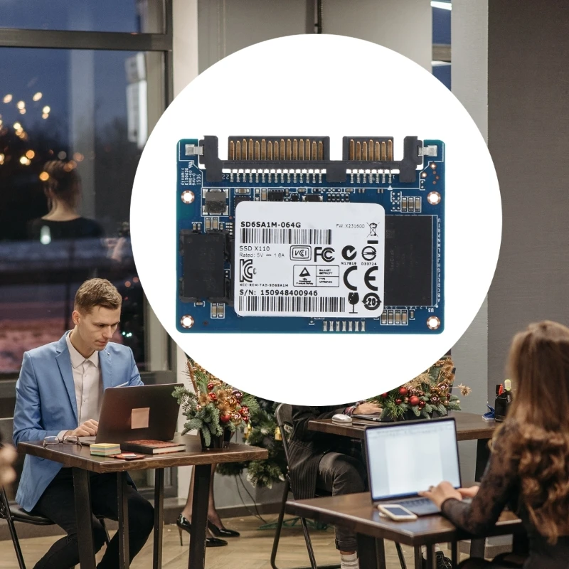 Внутренний SSD-модуль емкостью 64 ГБ для полутонкого твердотельного жесткого диска