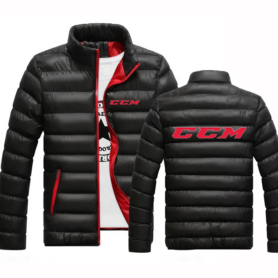 

CCM Men's New Slim Men's Winter Coat Collar Men's Cotton-Padded Jacket Youth Down Cotton-Padded Clothing