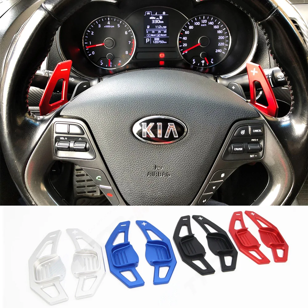 

Car Steering Wheel DSG Shift Paddle Extension Stickers For Kia Cadenza Ceed Pro GT SW K3 Cerato Forte S Koup SX 2014 Accessories