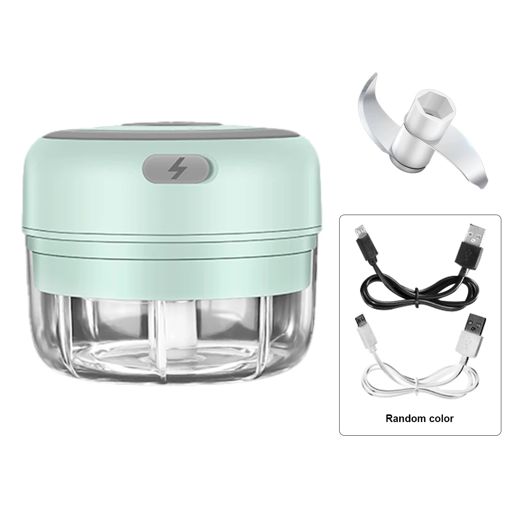 

Беспроводной рабочий комбайн Чили, измельчитель чеснока, измельчитель для еды, лука, перца, овощей, USB зарядка, портативные электрические ми...