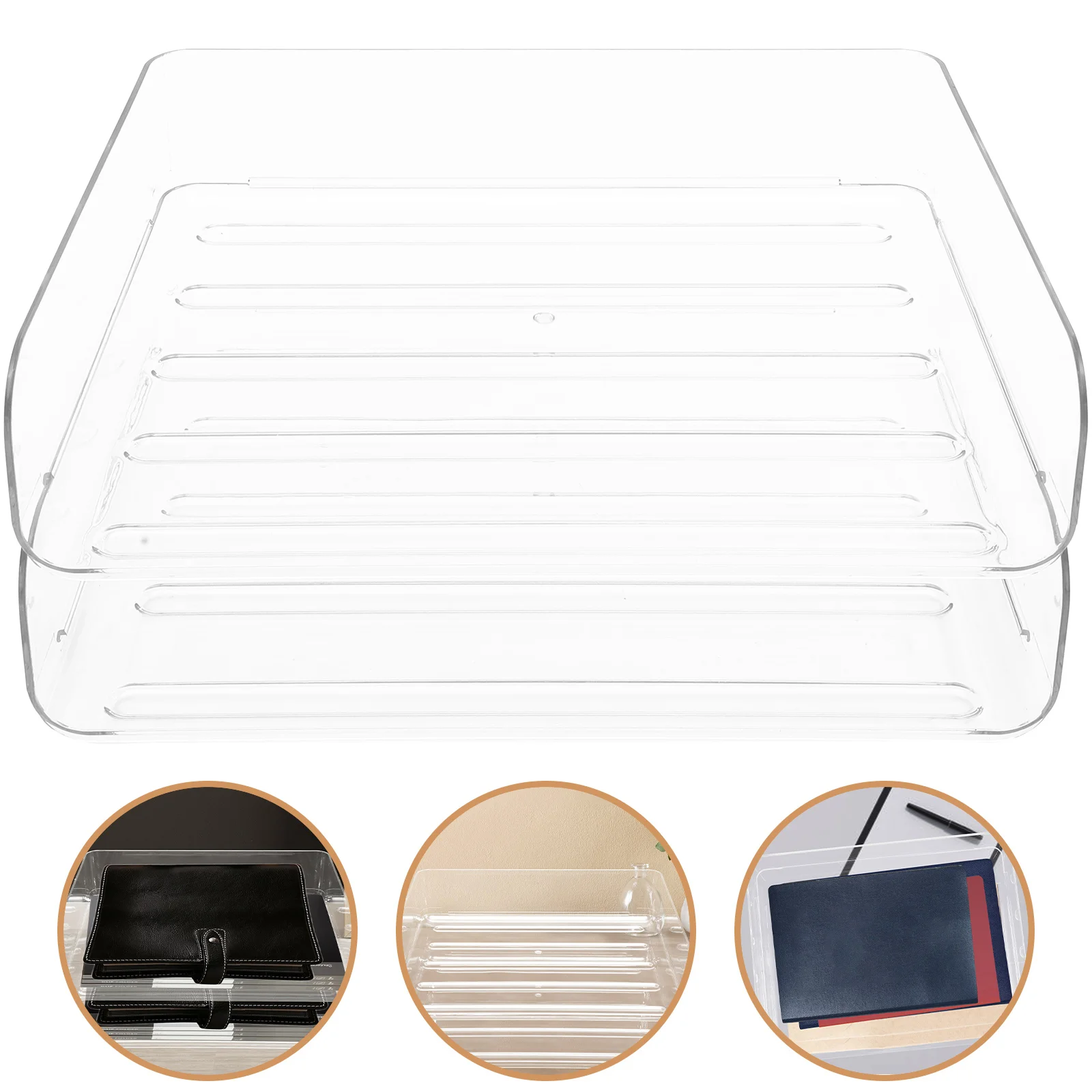 

Storage Box Drawers To File Office Accessory Clear Students Students Paper Organizer Convenient