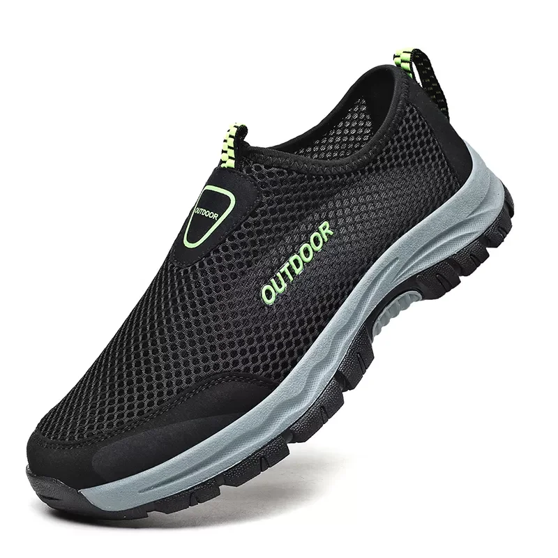 

Mesh Men Casual Shoes Summer Outdoor Water Sneakers Men Trainers Non-slip Climbing Hiking Shoes Breathable Men's Treking Sho