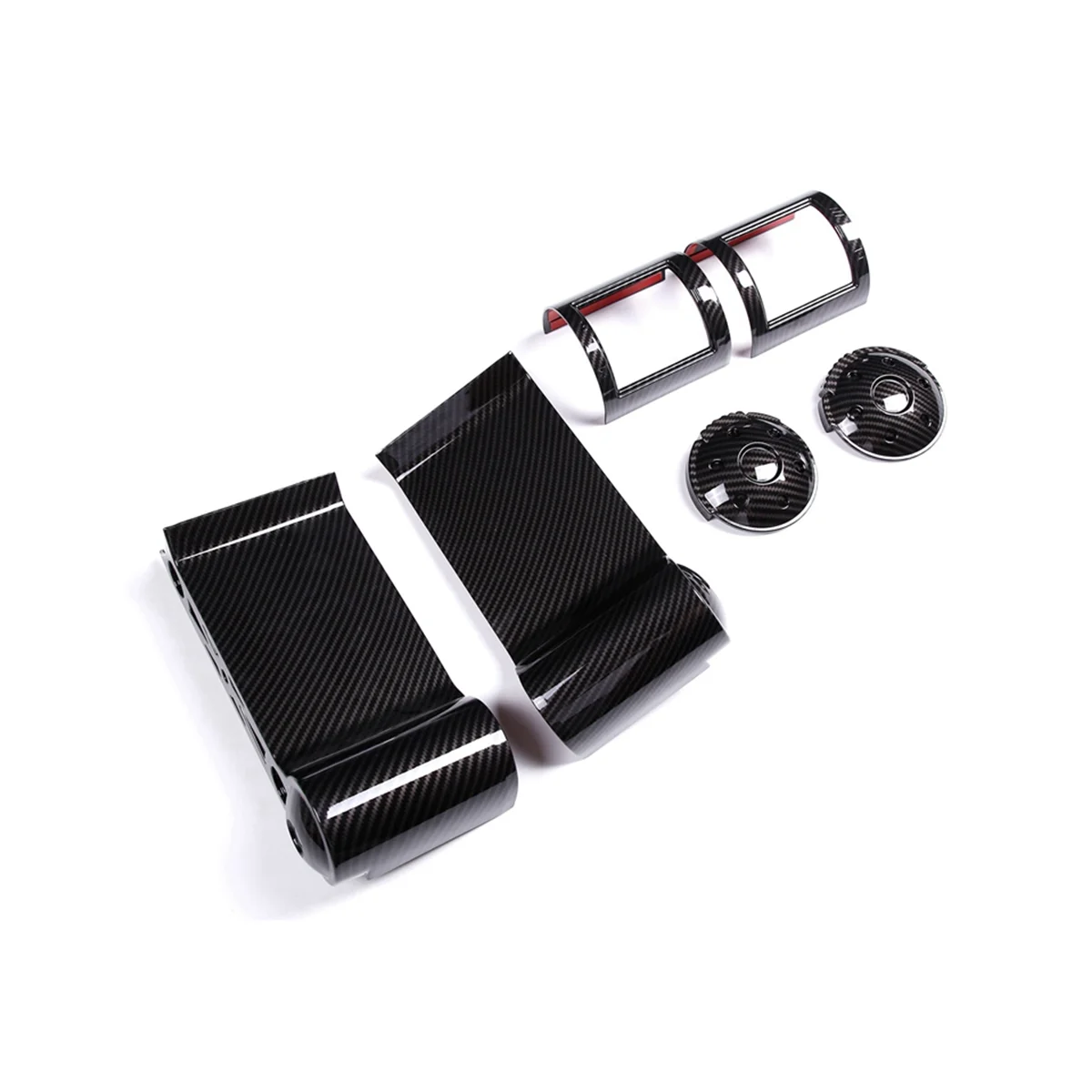 Черный карбоновый АБС-пластик для автомобильной приборной панели боковая рамка