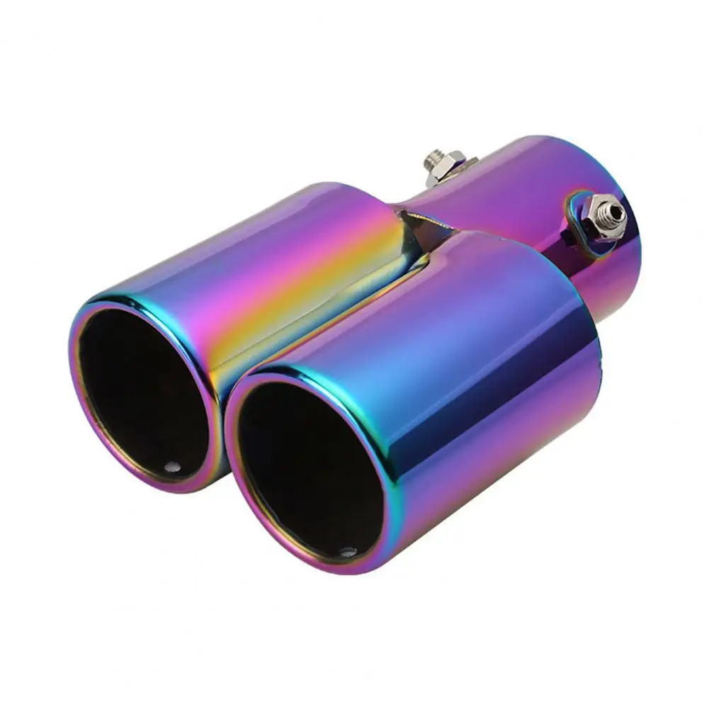 

704C Exhaust Pipe Corrosion Resistance Dual Outlet Stainless Steel Anti-sratch Tail Muffler Tip for RIO