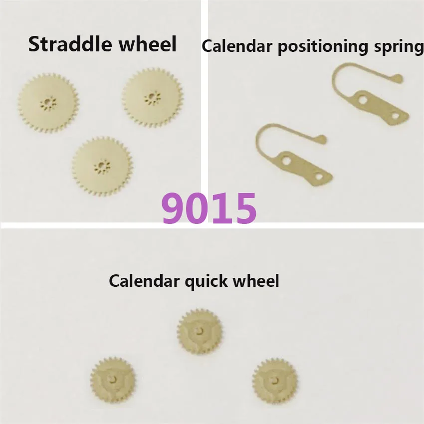 

Оригинальные аксессуары для часов подходят для переплетения колесиков с механизмом 9015, календарем, быстрым циферблатом, календарем, позици...