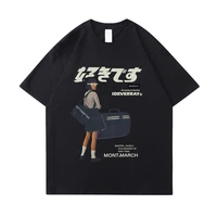 hip hop streetwear harajuku t shirt girl japanese kanji print tshirt 2022 men summer short sleeve t shirt cotton loose tops tees