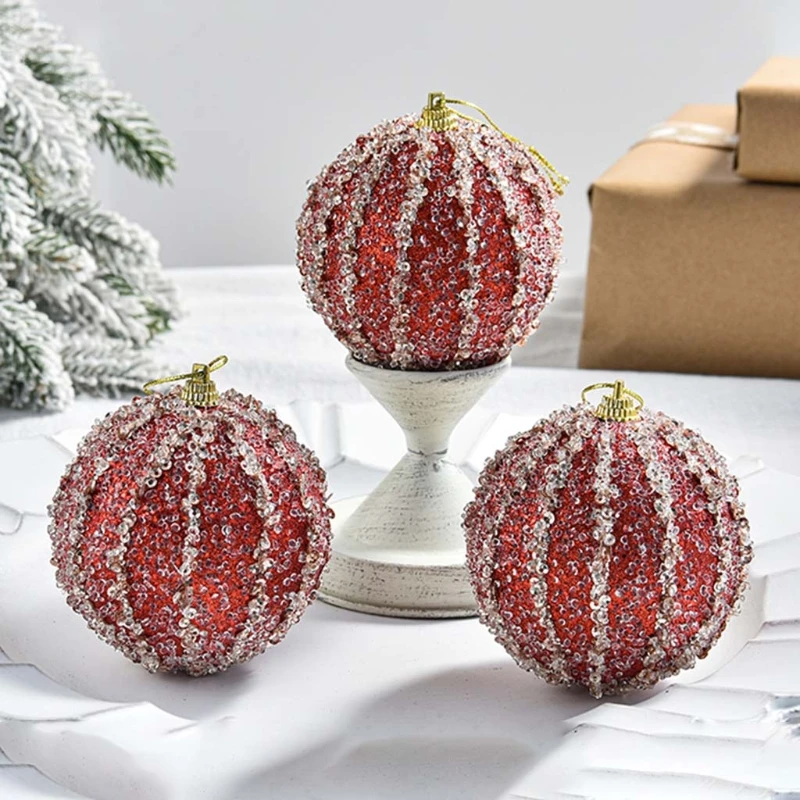 

8 см рождественские шарики, украшения, елочные подвесные шарики, подвески для праздника, свадьбы, вечеринки, домашние украшения