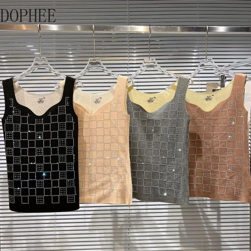 

Новинка 2022, осенняя мода, лидер продаж, клетчатая эластичная кофта, эластичный Теплый Бархатный бесшовный топ, женские майки