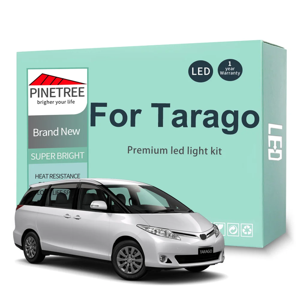 Комплект светодиодного освещения для салона Toyota Previa Estima Tarago ACR30 ACR50 1990-2015 2016 2017 2018 2019 купольная карта номерной знак Canbus