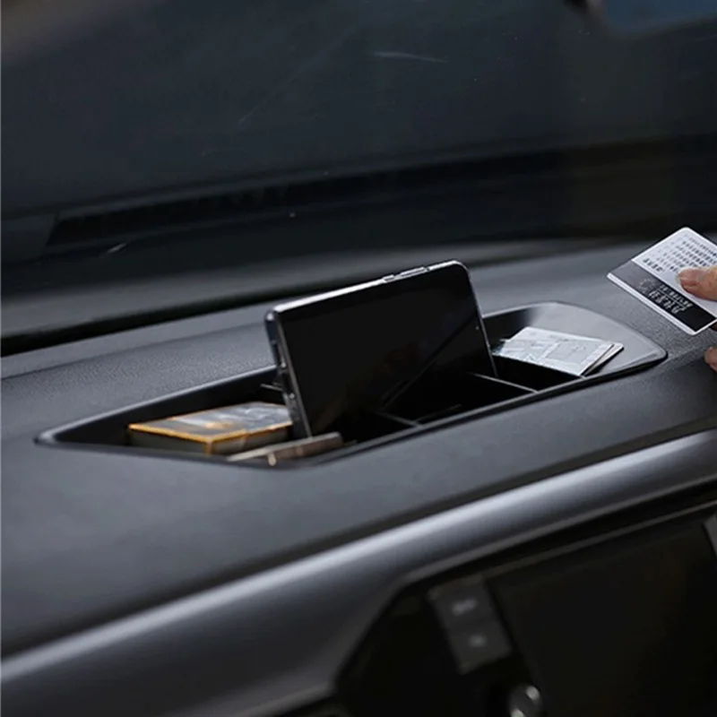 

Автомобильный ящик для хранения приборной панели, рамка, перегородка, центральный ящик для хранения для Volkswagen VW T-Cross TCROSS 2018 2019 2020