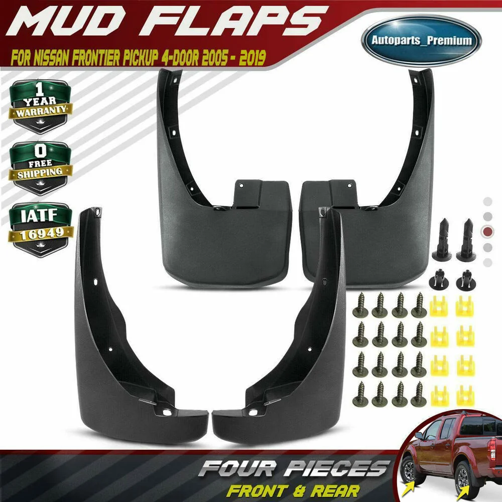 

For Nissan Frontier Pickup 2005-2016 2017 2018 2019 Splash Guards Mud Flaps 4PCS