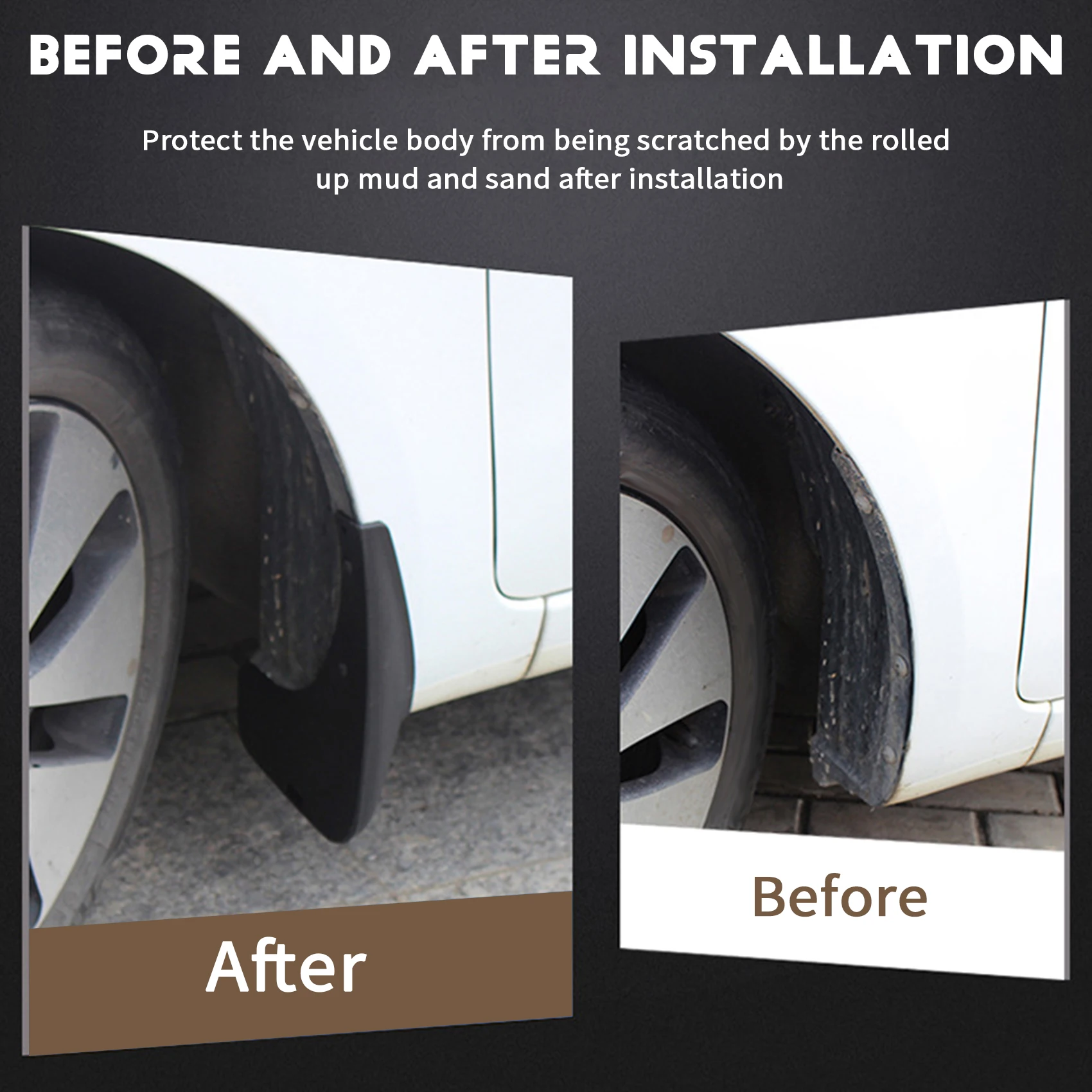 Брызговики для Ciimo M-NV 2021-2023 передние и задние брызговики расширители крышка