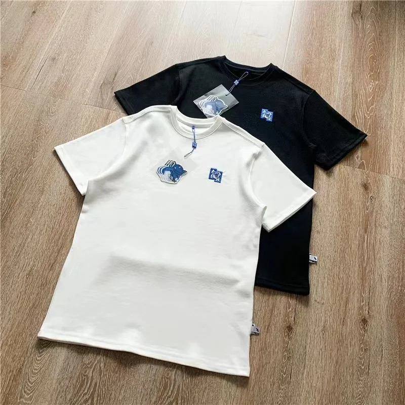 

2022 New ADER ERROR The Fox Head Embroidery T-shirt Loose Round Neck