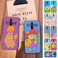bandai spongebob patrick star phone case for redmi 5 6 7 8 9 a 5plus k20 4x s2 go 6 k30 pro