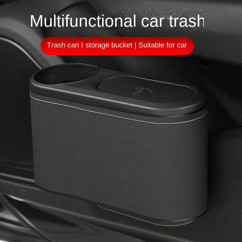 

Cross-border automotive interior products Front seat rear drainage cup holder Umbrella storage bag Storage bin Car trash can