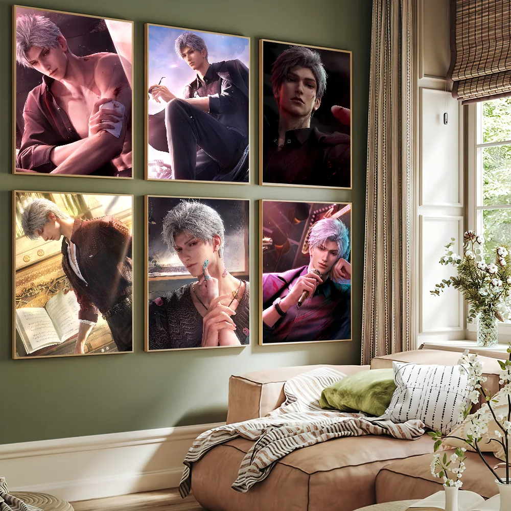 Игра L-Love и D-Deepspace S-Sylus постер домашний бар декор кофейни эстетическое искусство