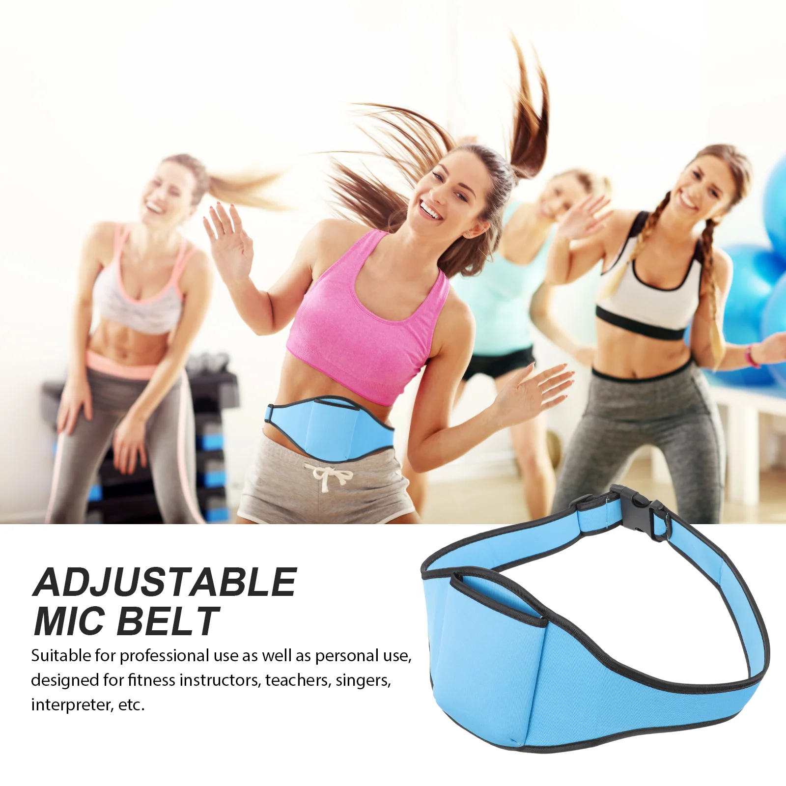 Беспроводные микрофоны сумка для аэробики