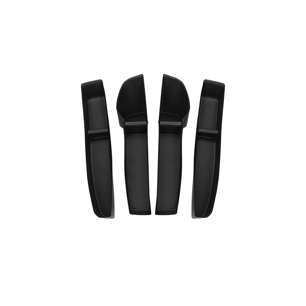 

For Tesla Model 3 2017-2023 Door Side Storage Box Door Handle Armrest Tray Organizer Front and Rear Door Black 4PCS
